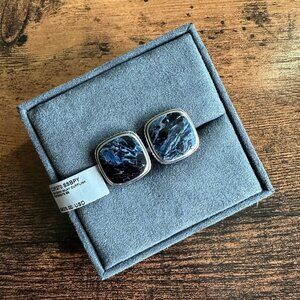 David Yurman Exotic Stone Cufflinks w/ Pietersite